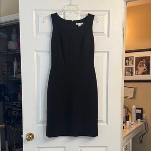 White House Black Market Classic Black Mini Dress NWOT